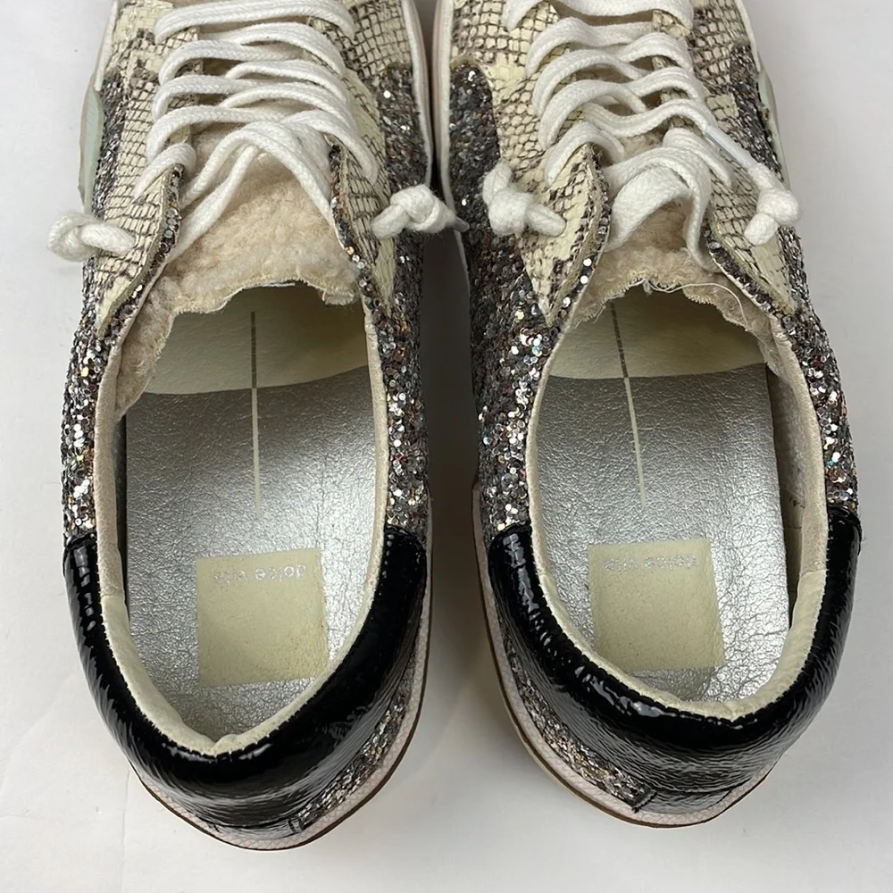 DOLCE Vita Zina Plush Glitter Sneakers